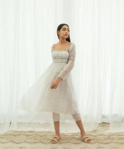 BunaStudio Midi Dresses Magnolia Tier Dress