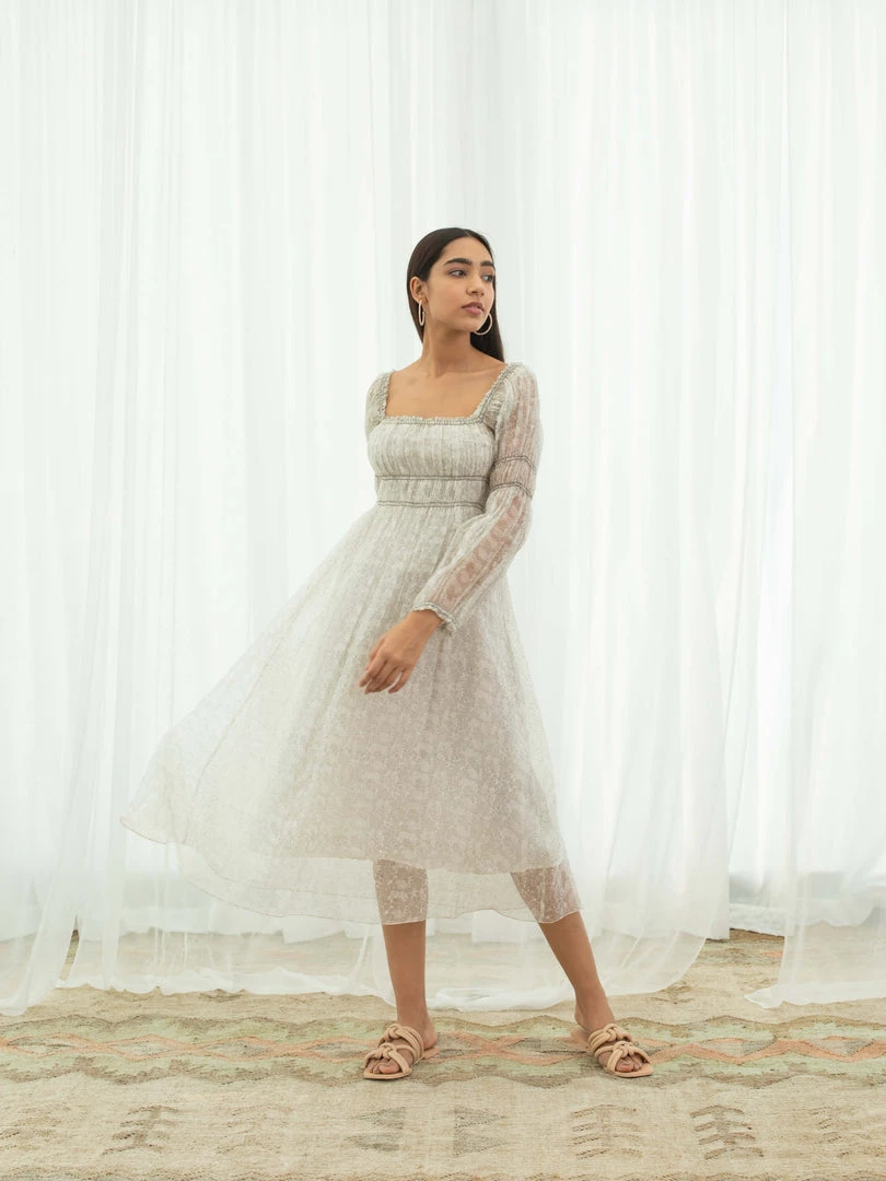 BunaStudio Midi Dresses Magnolia Tier Dress 3 BunaStudio Midi Dresses Magnolia Tier Dress