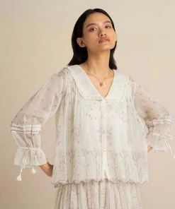 BunaStudio Tops & Blouses Magpie Blouse
