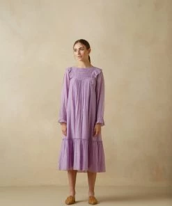 BunaStudio Mayfield Geranium Dress Midi Dresses