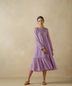 BunaStudio Mayfield Geranium Dress Midi Dresses