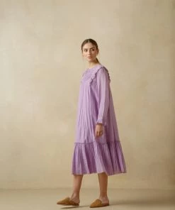 BunaStudio Mayfield Geranium Dress Midi Dresses
