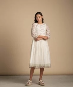 BunaStudio Midi Dresses Monet’s Garden Dress