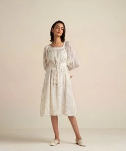 BunaStudio Midi Dresses Mosaic In The Meadows Dress