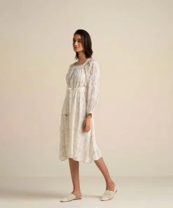 BunaStudio Midi Dresses Mosaic In The Meadows Dress