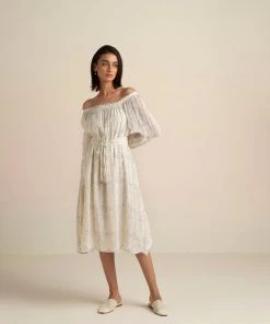 BunaStudio Midi Dresses Mosaic In The Meadows Dress