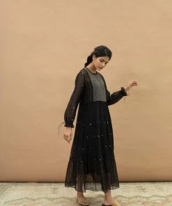 BunaStudio Midi Dresses Nightfall Glimmer Dress