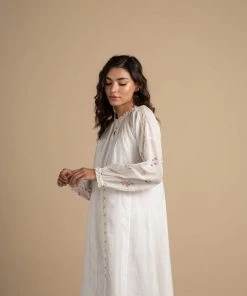 BunaStudio Nora Lace Tunic Midi Dresses