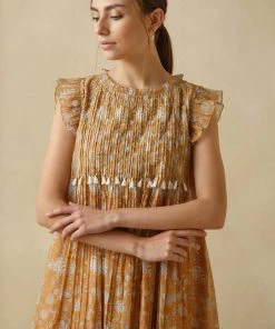 BunaStudio Midi Dresses Odyssey Ruffle Dress