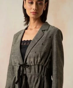 BunaStudio Jackets & Overlayers Old Stories Short Trench Coat