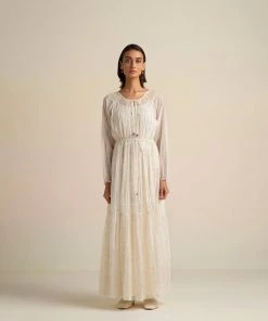 BunaStudio Peach Tree Maxi Dress