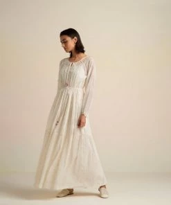 BunaStudio Peach Tree Maxi Dress