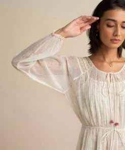 BunaStudio Peach Tree Maxi Dress