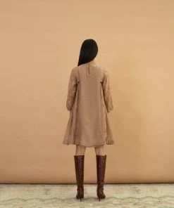 BunaStudio Pecan Tassel Dress