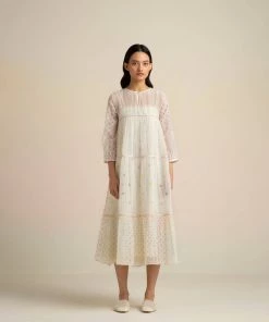 BunaStudio Phosphenes Tier Dress Midi Dresses