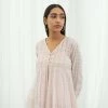 BunaStudio Tops & Blouses Pink Gingham Smock Top