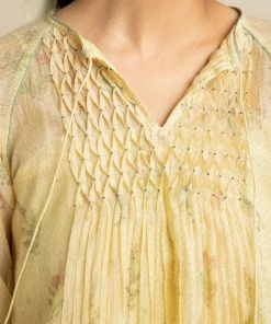 BunaStudio Tops & Blouses Plant Life Blouse