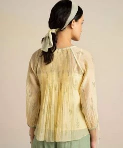 BunaStudio Tops & Blouses Plant Life Blouse