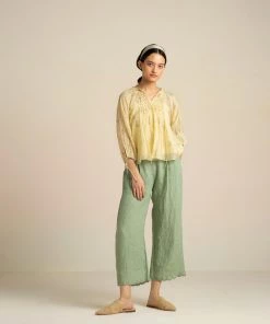 BunaStudio Tops & Blouses Plant Life Blouse