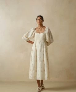 BunaStudio Pleated Heritage Dress