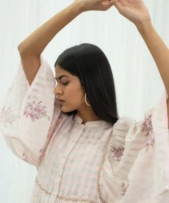 BunaStudio Raspberry Vine Dress Midi Dresses