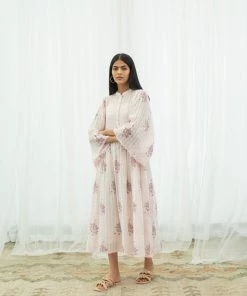 BunaStudio Raspberry Vine Dress Midi Dresses