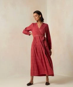 BunaStudio Redwood Wrap Dress