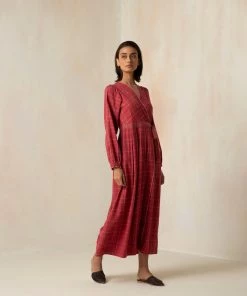 BunaStudio Redwood Wrap Dress