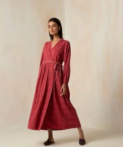 BunaStudio Redwood Wrap Dress