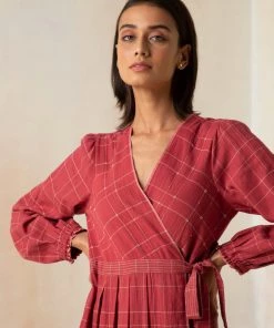 BunaStudio Redwood Wrap Dress