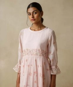 BunaStudio Midi Dresses Rosefinch Tier Dress