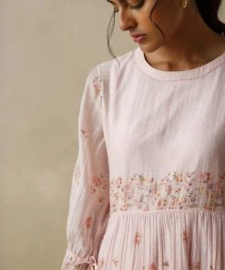 BunaStudio Midi Dresses Rosefinch Tier Dress