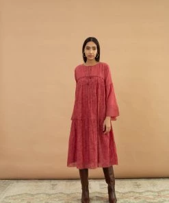 BunaStudio Rosehip Tiered Dress