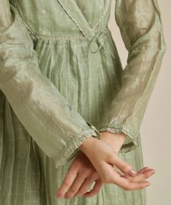 BunaStudio Sage Angarakha Maxi Dress Maxi Dresses