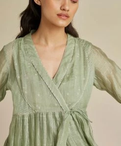 BunaStudio Sage Angarakha Maxi Dress Maxi Dresses