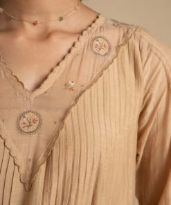 BunaStudio Midi Dresses Sepia Midi Dress