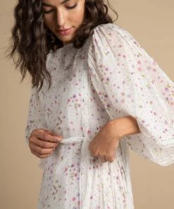 BunaStudio Sesame Blossoms Bow Dress