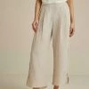 BunaStudio Silver Inlay Linen Pants