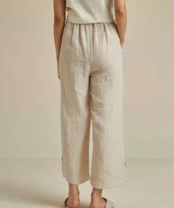 BunaStudio Silver Inlay Linen Pants