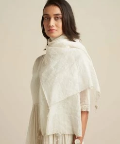 BunaStudio Silver Inlay Scarf