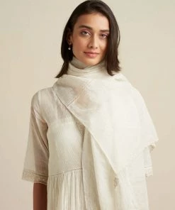 BunaStudio Silver Inlay Scarf