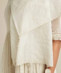 BunaStudio Silver Inlay Scarf