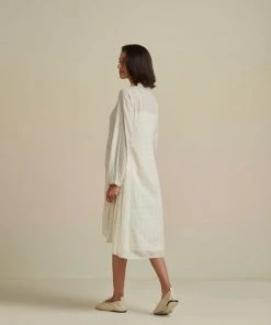BunaStudio Silver Linings High Low Shirt Dress