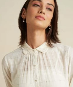 BunaStudio Silver Linings High Low Shirt Dress