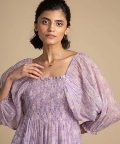 BunaStudio Siringo Smock Dress Midi Dresses