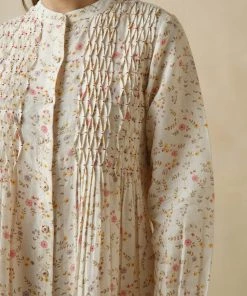 BunaStudio Smock Linen Shirt Dress