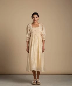 BunaStudio Stay A While Peasant Dress