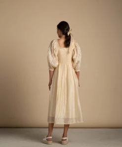 BunaStudio Stay A While Peasant Dress