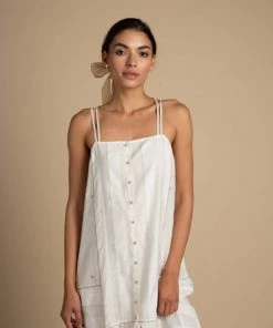 BunaStudio Straw Flower Dress Midi Dresses 12 BunaStudio Straw Flower Dress Midi Dresses