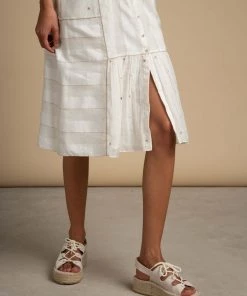 BunaStudio Straw Flower Dress Midi Dresses 13 BunaStudio Straw Flower Dress Midi Dresses